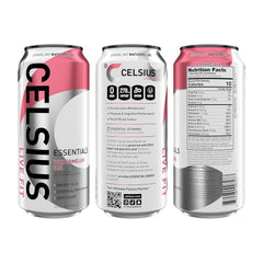 CELSIUS ESSENTIALS™ Sparkling Watermelon Ice, Sugar Free Performance Energy Drink, 16 Fl Oz (Pack of 12)